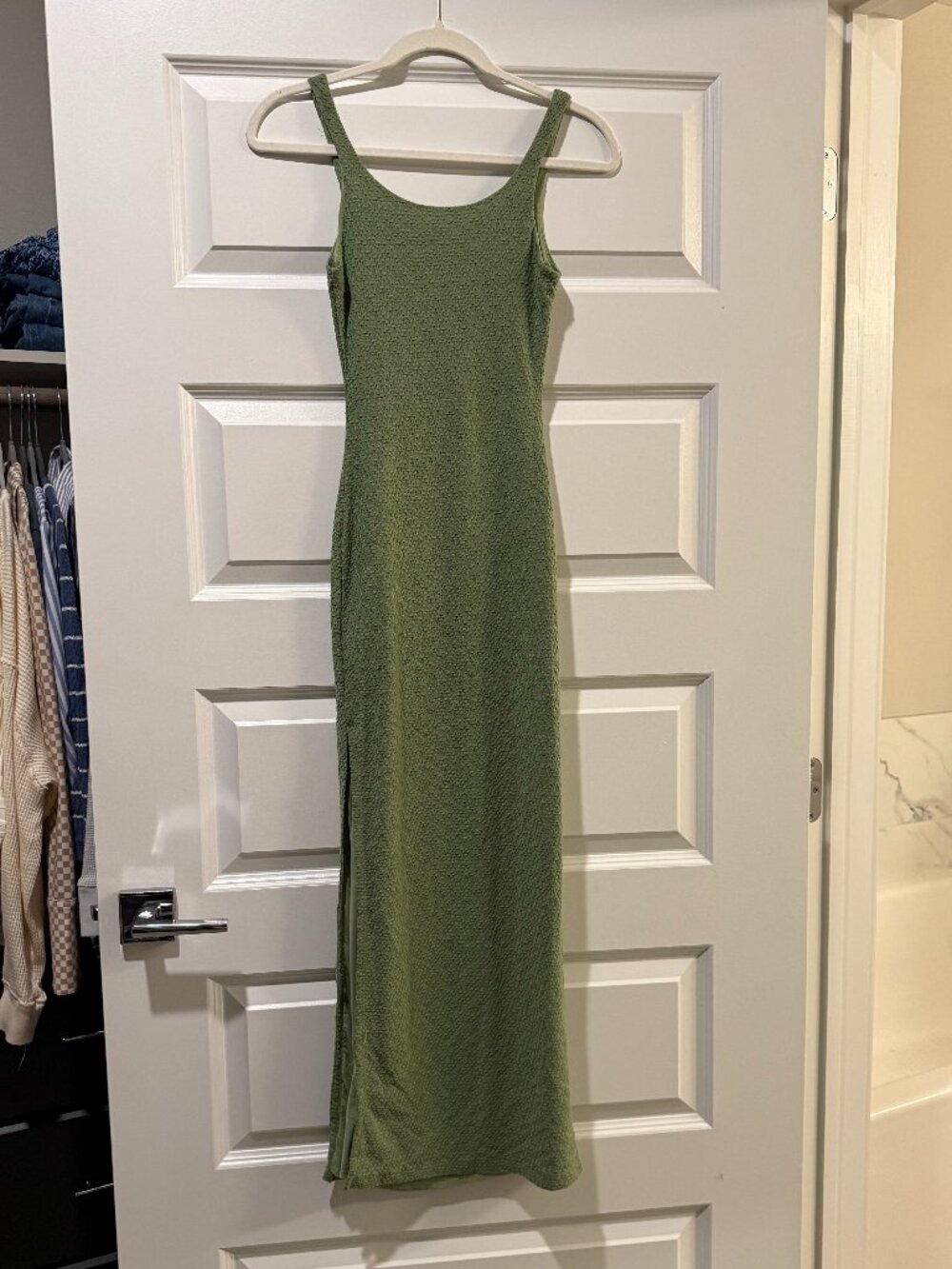 Princess Polly Green Knit Maxi Dress - Picture 2 of 2